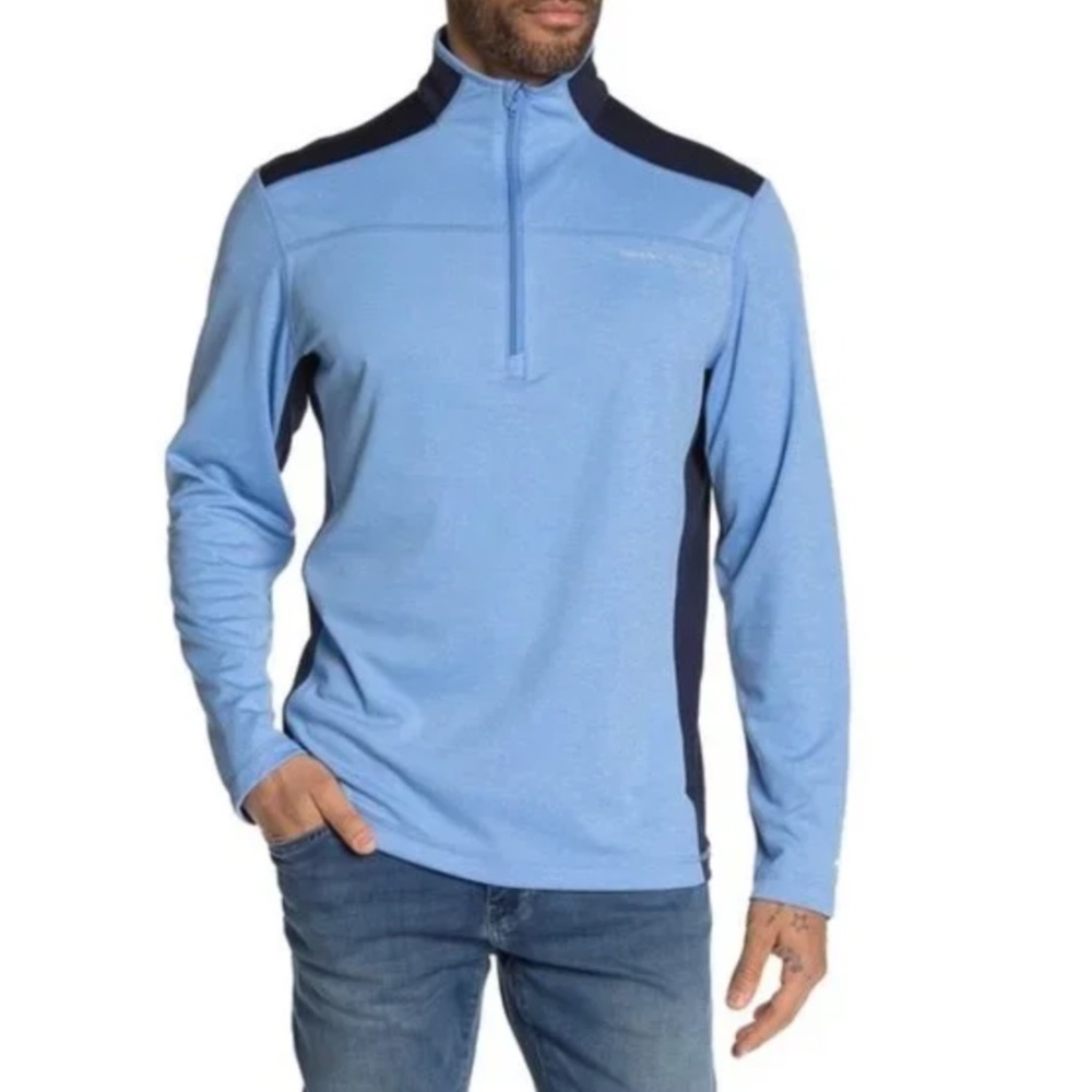 Brooks Brothers Colorblock Half Zip Pullover